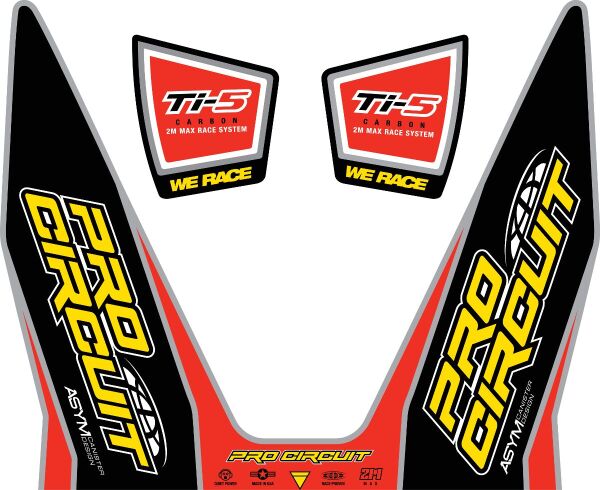 Exhaust Sticker Kit Ti-5