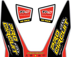 Exhaust Sticker Kit Ti-5