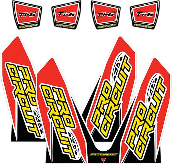 Exhaust Sticker Kit Ti-6