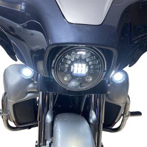 Headlamp 7adptv Chr Ind