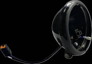 Shell Headlght 5.75 Blk