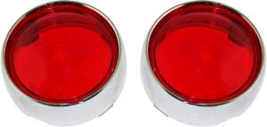 Lens Red Bullet Chrome