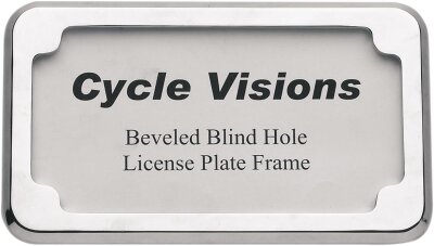 Beveled License Frame