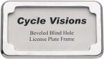 Beveled License Frame