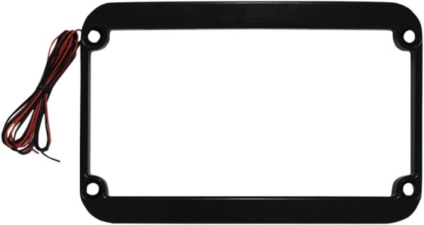 Frame Lic 09-19 Blk W/lit