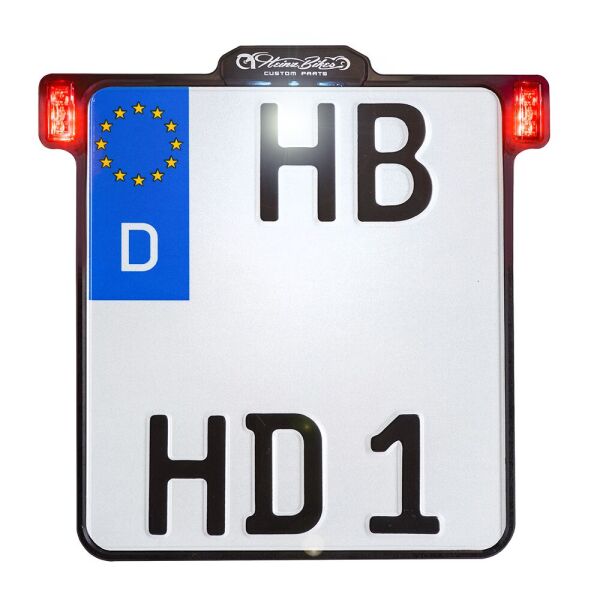 Lic.plt.2in1 W/tl Bk