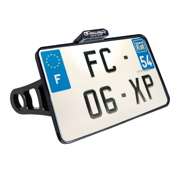 Lic.plt.sm W/tl Bk France