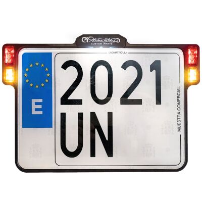 Lic.plt.3in1 W/tl Bk Spain