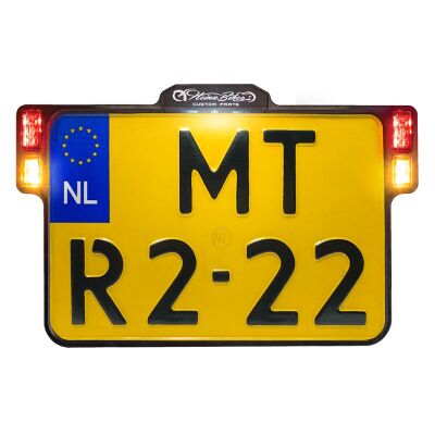 Lic.plt.3in1 W/tl Bk Nl