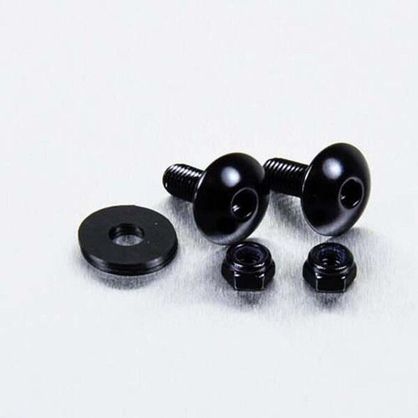 Bolt Kit Lic Plate M6x16 Black