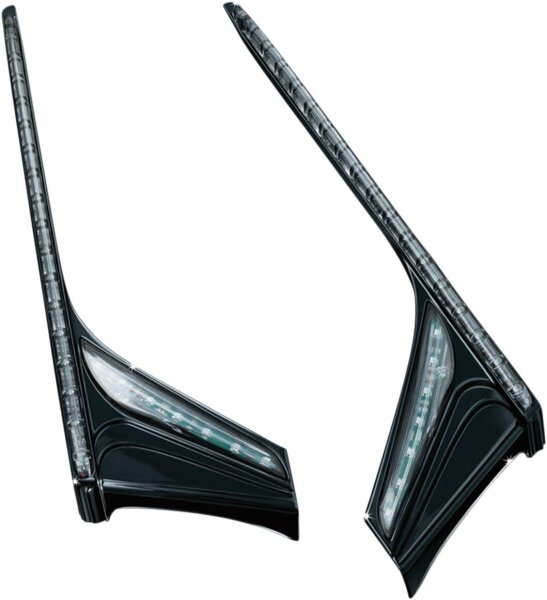 Accent Vertical Strps Blk