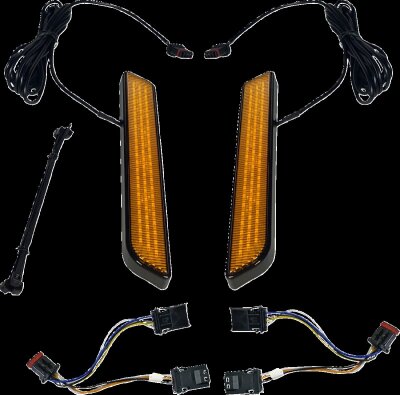 Light Led Fork Amb Blk