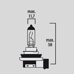 Bulb H11 12v 55w Pgj19-2