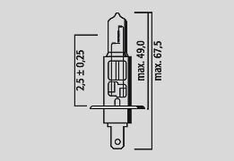 Bulb H1 12v 55w P14 5s