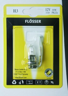 Bulb H3 12v 55w Pk22s