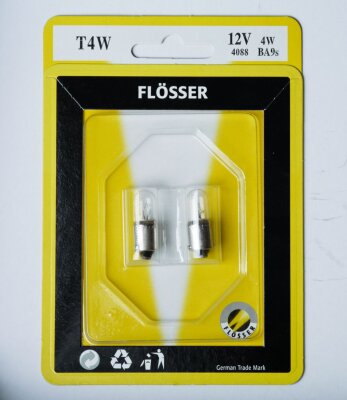 Bulb T4w 12v 4w Ba9s 10pk