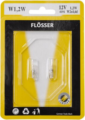 Bulb 12v 2w T5 W2x4 6d 10pk