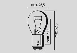 Bulb P21w 12v 21w Ba15s 10pk