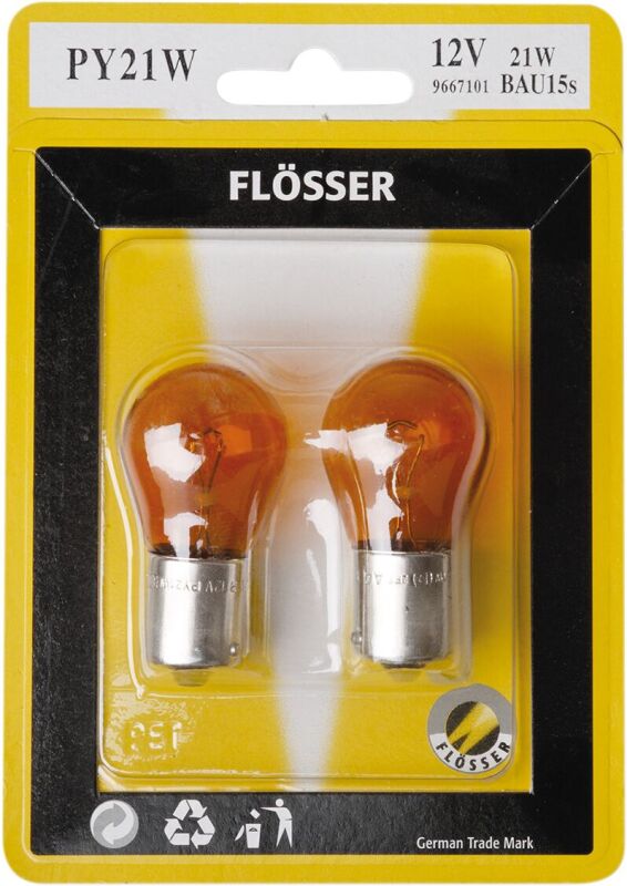 Bulb 12v Py21w Bau15s Amb 10pk