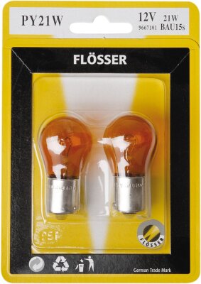 Bulb 12v Py21w Bau15s Amb 10pk