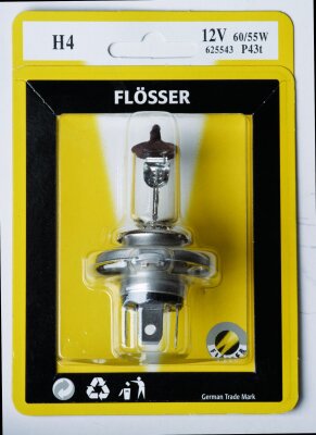 Bulb H4 12v 60/55w P43t 10pk