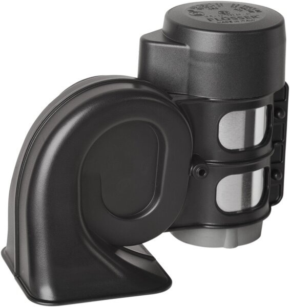 Air Horn Low 300hz 12v Blk