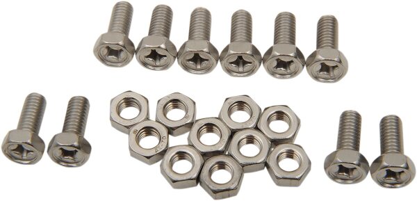 Bolt/nut Set Batt 6x14ss