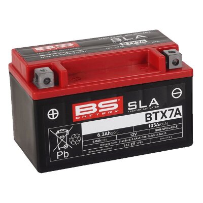 Battery Bs Btx7a Sla