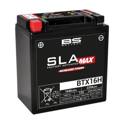 Battery Bs Btx16h Sla-max