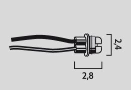 Socket For H8/h9/h11 W/cables