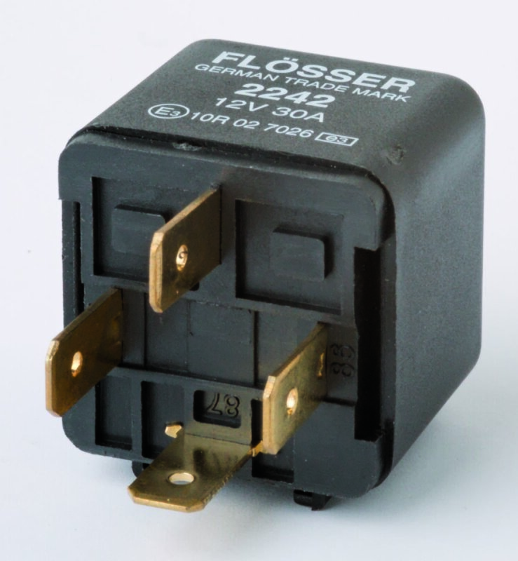 Relays 12v30a Open 4 Ter. 10pk