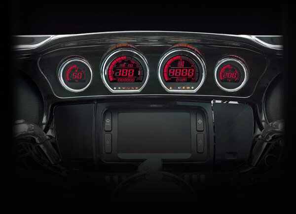 Gauge Set Hd-6 Gauges Bk