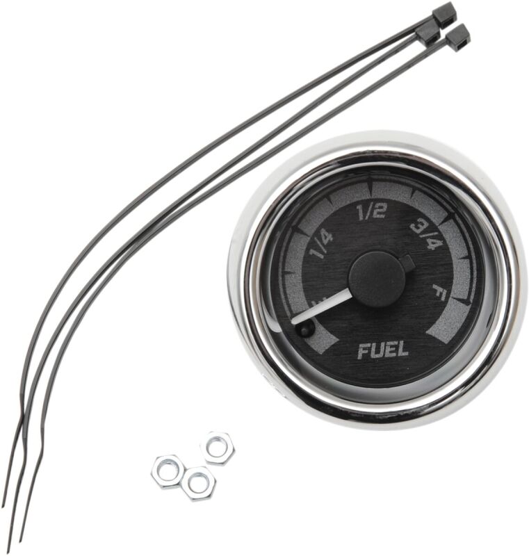 Gauge Fuel Blk/gry Chr