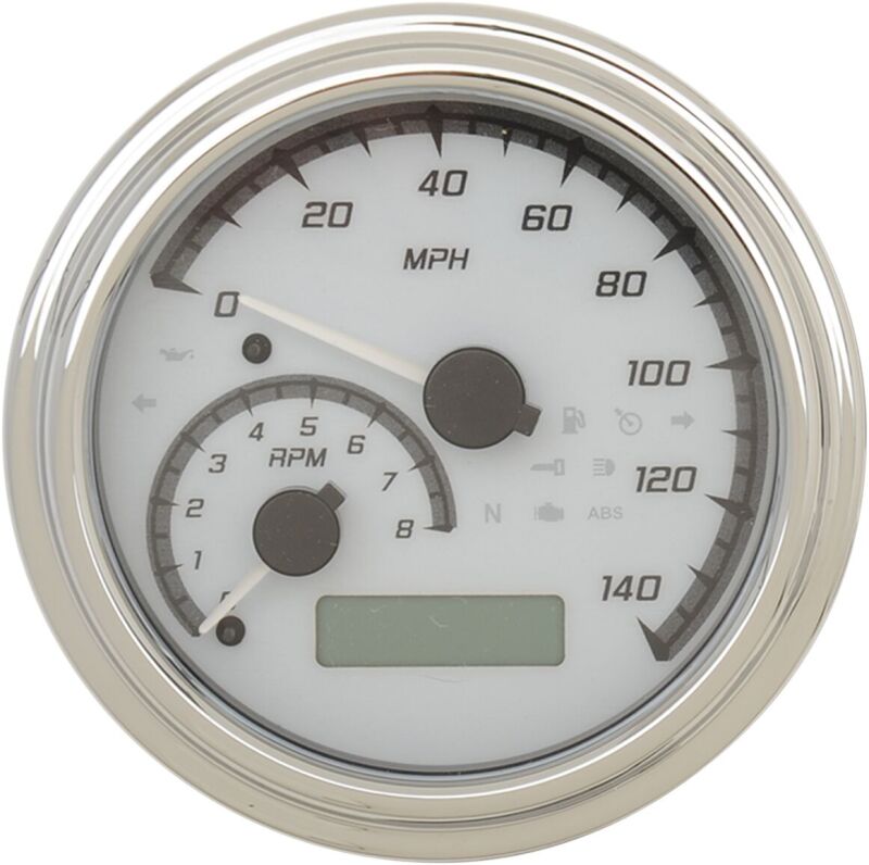 Gauge Tank Wht/gry Chr