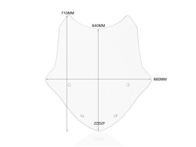 Windscreen Touring R1250rt Cle