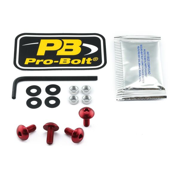 Bolt Kit Screen Red