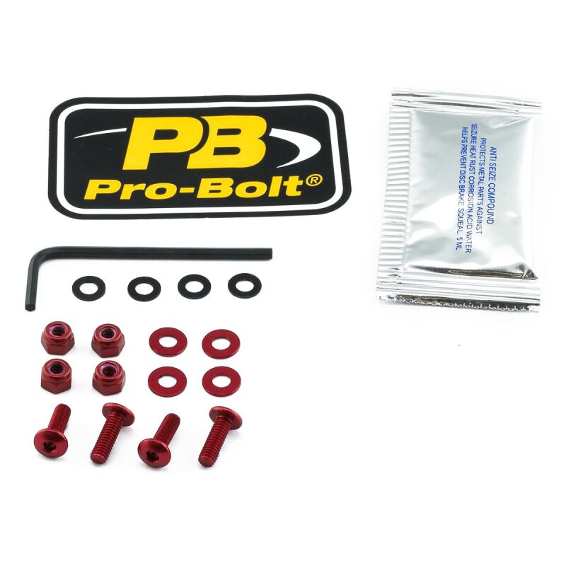 Bolt Kit Screen Red