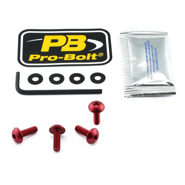 Bolt Kit Screen Red