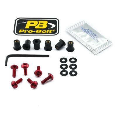 Bolt Kit Screen Red
