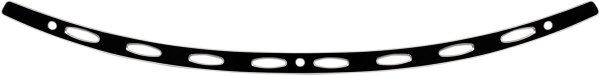 Flh Trim 96-13 Oval Blk