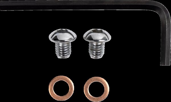 Bolt Fork Drain Buttn Chr