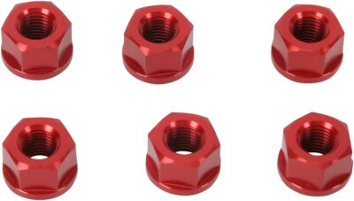 Sprkt Nut Alum 10mm Red