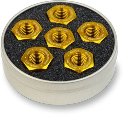 Spkt Nut Alm 10x1.0 Gld