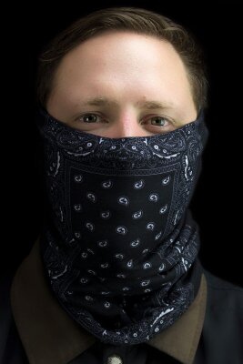 Motley Tube Black Paisley