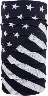 Motley Tube Bk/wh Flag