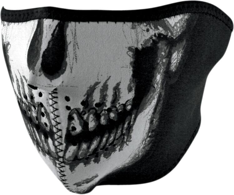 Half Mask Glow Skull Face