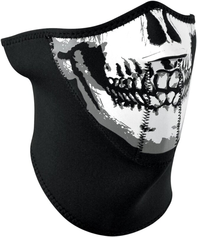 Half Mask 3 Panel Skull