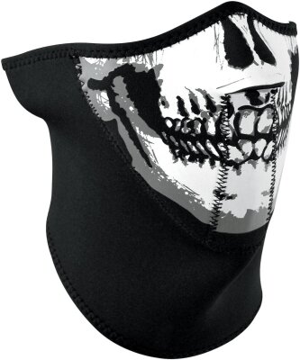 Half Mask 3 Panel Skull