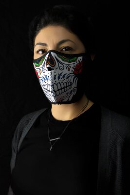 Half Mask Muerte Skull