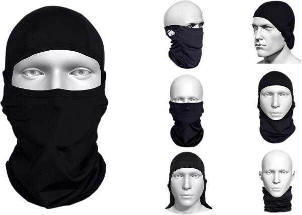 Balaclava Multi Black